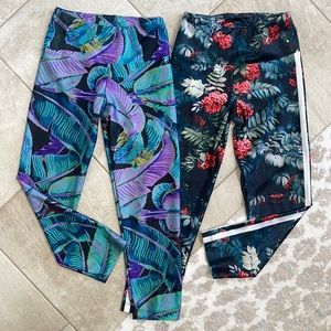 2 Goldsheep crop leggings